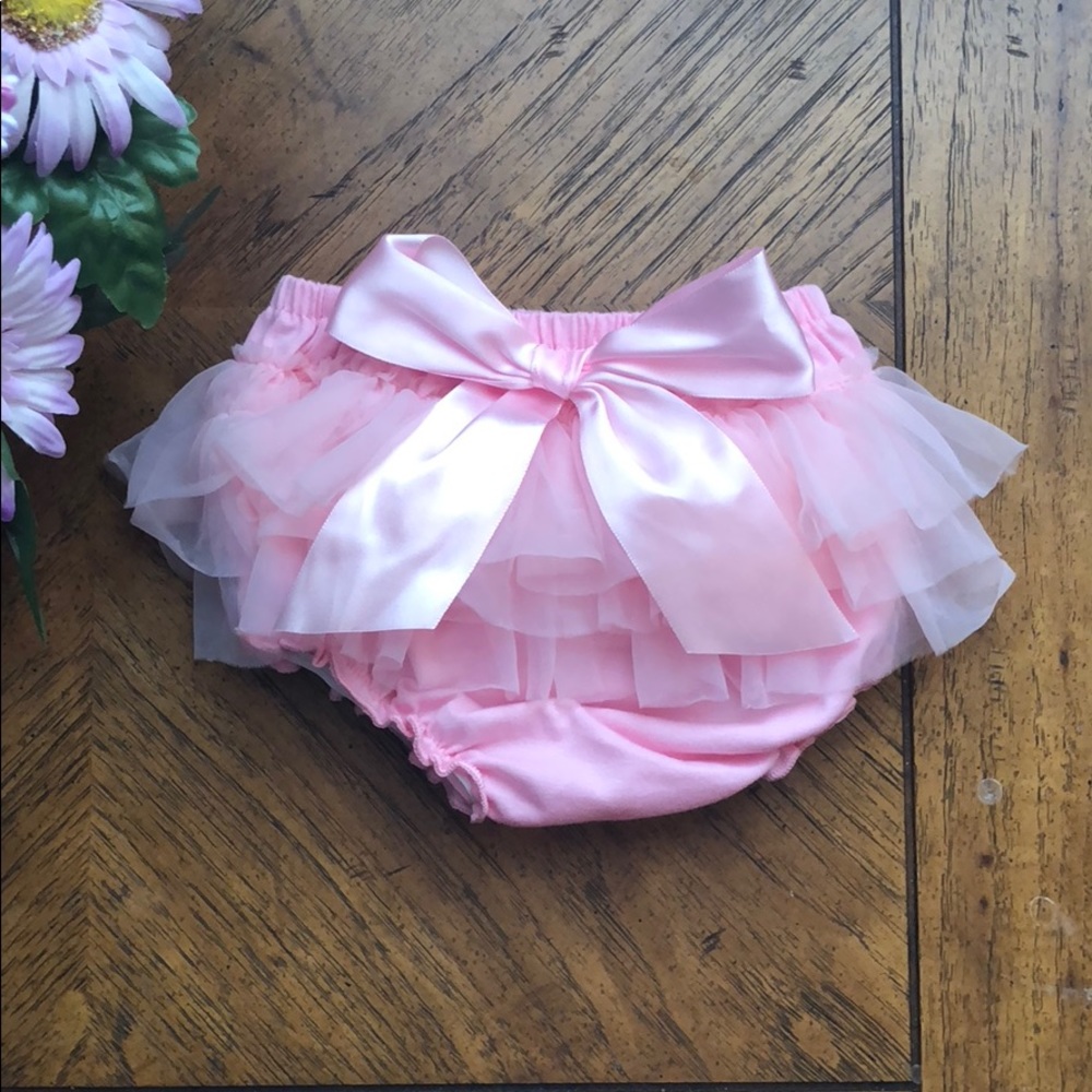 Pink 0-3 Mo diaper cover